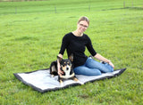 Hundematte Trip 140x100x4 cm grau/schwarz